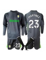 Aston Villa Emiliano Martinez #23 Maalivahdin Kotipaita Lasten 2025-26 Pitkähihainen (+ shortsit)